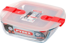 Pyrex Ovnsform Cook and Heat med lokk, 1 liter