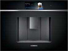 Siemens CT718L1B0 iQ700 Helautomatisk integrert espressomaskin, svart