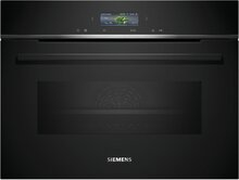Siemens CM724G1B1 iQ700 kompakt ovn/mikrobølgeovn, svart