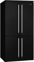 Smeg FQ960 kjøleskap & fryser, 187 cm, svart