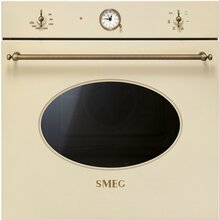 Smeg SF800 innebygget ovn, 70 liter, creme