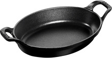 Staub La Cocotte Oval Form/Fat Svart 21 cm 0,7 l