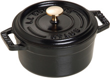 Staub La Cocotte Rund Gryte Svart 10 cm 0,25 l