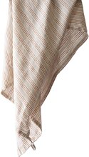 Tell Me More Kjøkkenhåndkle i lin 50x70 cm, hazelnut stripe
