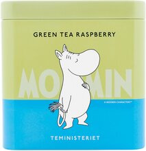 Teministeriet Moomin Raspberry grønn te, 100 g