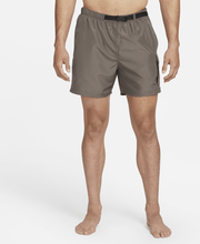Nike Men's 13cm (approx.) Belted Packable Swimming Trunks - Brown - 50% Recycled Polyester
