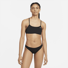 Nike Women's Racerback Bikini - Black - 50% Recycled Polyester