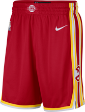 Hawks Icon Edition 2020 Men's Nike NBA Swingman Shorts - Red - 50% Recycled Polyester
