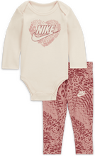 Nike Animal Print Bodysuit and Leggings Set Baby 2-Piece Set - Pink