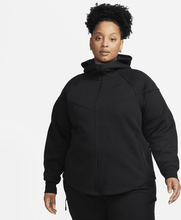 Nike Sportswear Tech Fleece Windrunner Women's Full-Zip Hoodie - Black - 50% Sustainable Blends