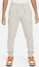 Nike Sportswear Older Kids' (Boys') Fleece Graphic Cargo Trousers - Grey