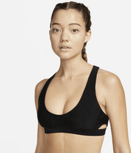 Nike Women's Cut-Out Bikini Swimming Top - Black