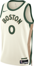 Jayson Tatum Boston Celtics City Edition 2023/24 Men's Nike Dri-FIT NBA Swingman Jersey - White - 50% Recycled Polyester
