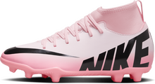 Nike Jr. Mercurial Superfly 9 Club Younger/Older Kids' Multi-Ground High-Top Football Boot - Pink