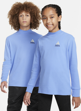 Nike ACG Older Kids' Loose Waffle Long-Sleeve Top - Blue - 50% Recycled Polyester