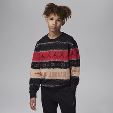 Nike Jordan MJ Holiday Fleece Crew Older Kids' Top - Black