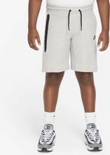 Nike Sportswear Tech Fleece Older Kids' (Boys') Shorts (Extended Size) - Grey - 50% Sustainable Blends