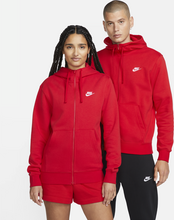 Nike Sportswear Club Fleece Men's Full-Zip Hoodie - Red
