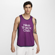 Nike Track Club Men's Dri-FIT Running Vest - Purple - 50% Recycled Polyester