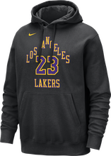 LeBron James Los Angeles Lakers Club Fleece City Edition Men's Nike NBA Pullover Hoodie - Black