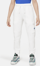 Nike Sportswear Older Kids' (Boys') Fleece Graphic Cargo Trousers - White
