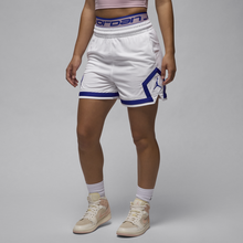 Nike Jordan Sport Women's 10cm (approx.) Diamond Shorts - White - 50% Recycled Polyester
