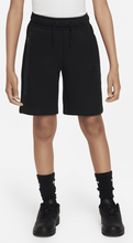 Nike Tech Fleece Older Kids' (Boys') Shorts - Black - 50% Sustainable Blends