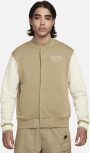 Nike Sportswear Men's Fleece Varsity Jacket - Brown