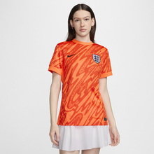 England (Women's Team) 2024/25 Stadium Goalkeeper Women's Nike Dri-FIT Football Replica Short-Sleeve Shirt - Orange - 50% Recycled Polyester