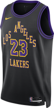 LeBron James Los Angeles Lakers City Edition 2023/24 Men's Nike Dri-FIT NBA Swingman Jersey - Black - 50% Recycled Polyester
