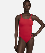 Nike Poly Solid Women's Fastback 1-Piece Swimsuit - Red