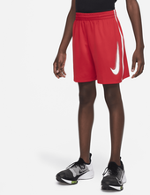 Nike Multi Older Kids' (Boys') Dri-FIT Graphic Training Shorts - Red - 50% Recycled Polyester