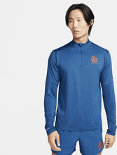 Nike Running Energy Men's Dri-FIT 1/2-Zip Running Top - Blue - 50% Recycled Polyester