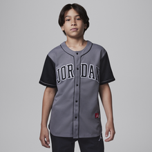 Nike Jordan Older Kids' Baseball Jersey - Grey