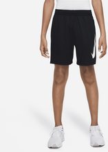 Nike Multi Older Kids' (Boys') Dri-FIT Graphic Training Shorts - Black - 50% Recycled Polyester