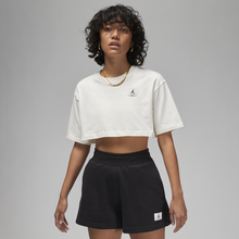 Nike Jordan Sport Women's Cropped T-Shirt - White