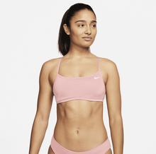 Nike Essential Racerback Bikini Top - Pink - 50% Recycled Polyester