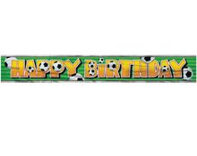 Banderoll Fotboll Happy Birthday