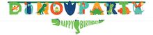 Bokstavsgirlang Happy Dino Birthday