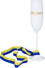 Champagneglas Student med Band - 1-pack