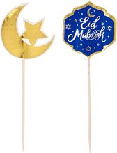 Cocktailpinnar Eid Mubarak - 12-pack