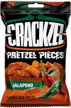 Crackzel Pretzel Pieces Jalapeno - 85 gram