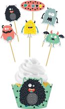 Cupcake Kit Monster Bash - 6-pack