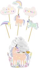 Cupcake Kit Unicorns & Rainbows - 6-pack