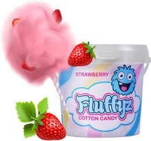 Fluffyz Sockervadd - Jordgubbe