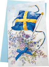 Födelsedagskort Sverige med Sedelfack