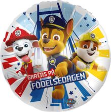 Folieballong Paw Patrol Grattis På Födelsedagen