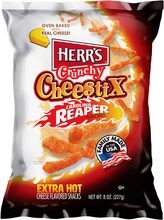 Herr's Carolina Reaper Crunchy Cheestix - 227 gram