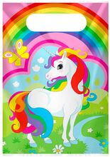 Kalaspåsar Rainbow Unicorn - 8-pack
