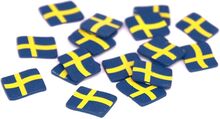 Konfetti Sverigeflaggor i Trä